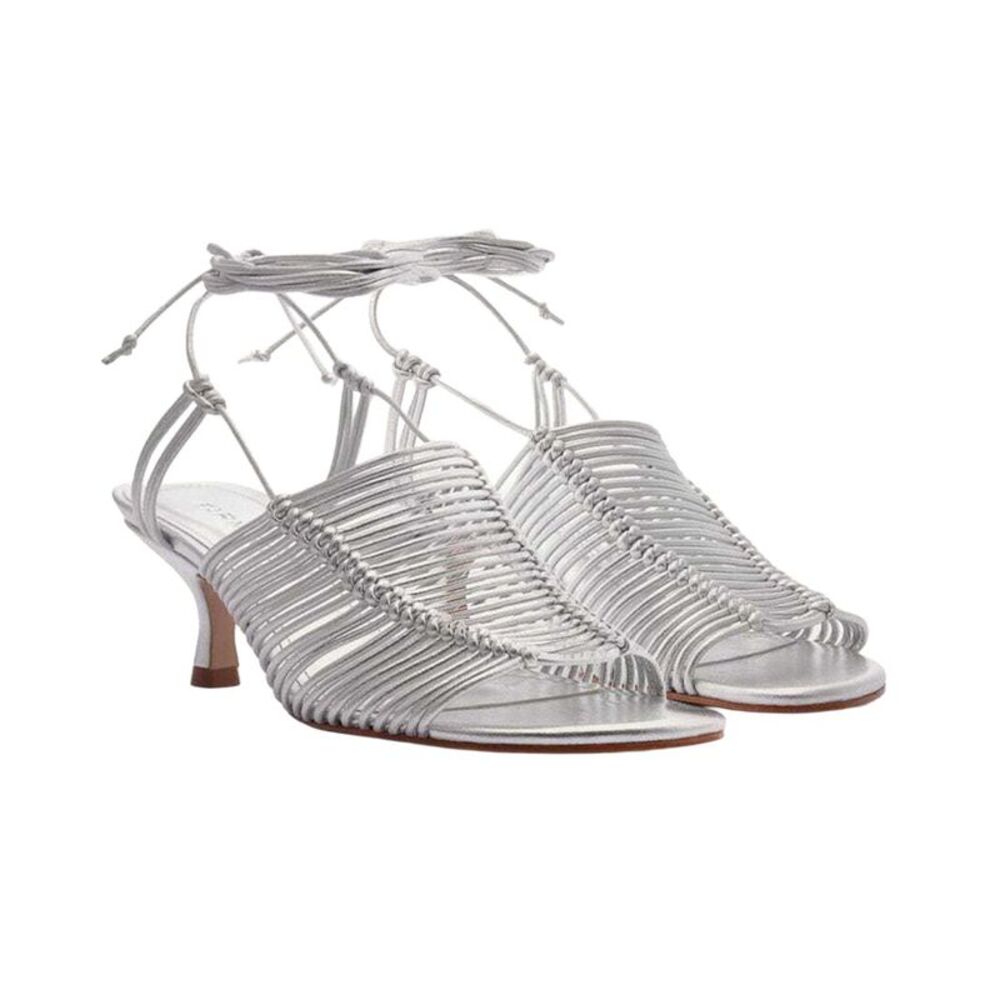 Farm Rio Macrame Leather Sandal
